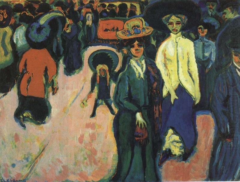 Ernst Ludwig Kirchner Street, Dresden china oil painting image